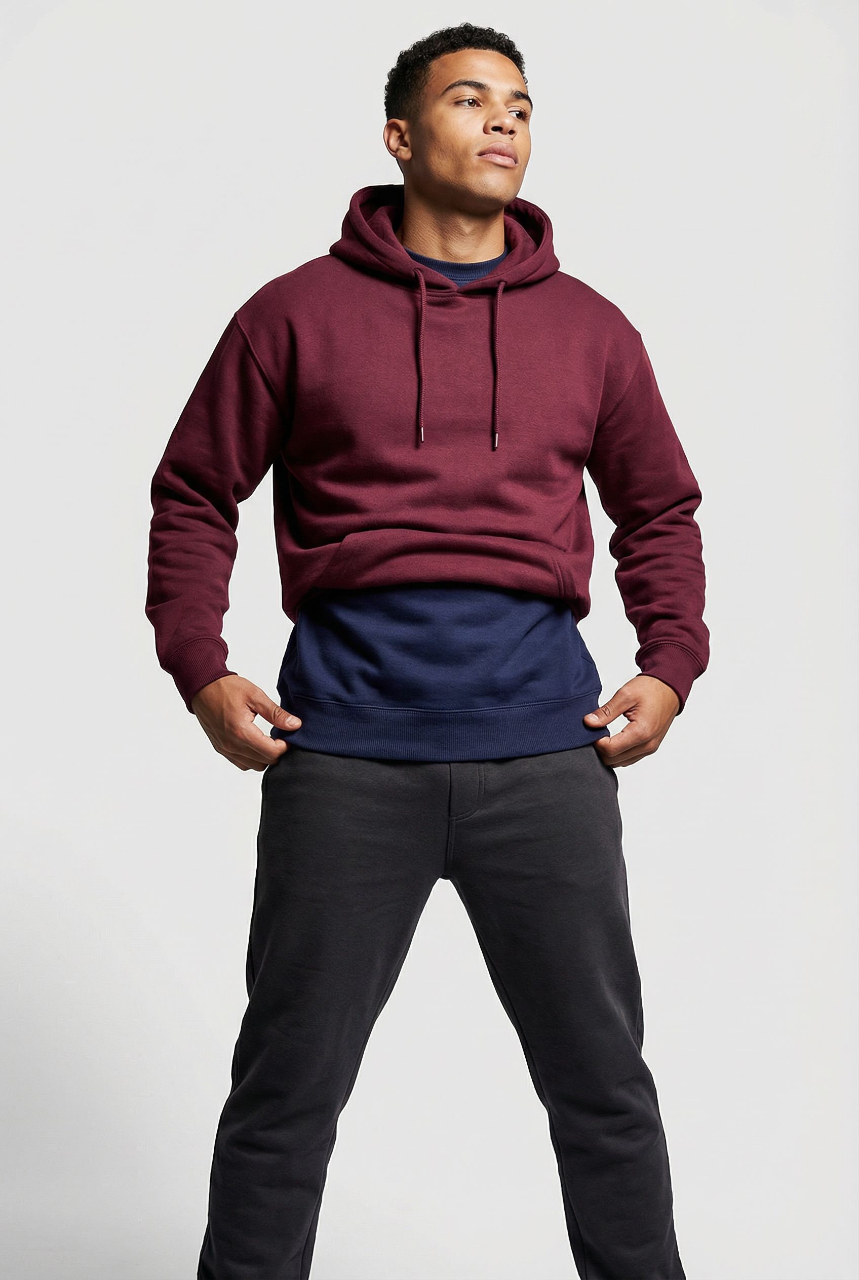 Wide Stance — Maroon